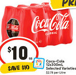 IGA Coca-Cola, Selected Varieties offer