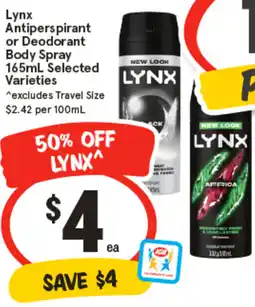 IGA Antiperspirant or Deodorant Body Spray offer
