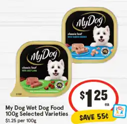 IGA My Dog Wet Dog Food 100g Selected Varieties offer