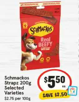 IGA Schmackos Strapz offer