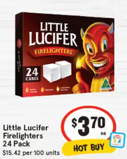 IGA Little Lucifer Firelighters offer