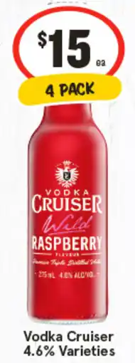 IGA Vodka Cruiser offer