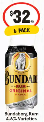IGA Bundaberg Rum offer