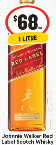 IGA Johnnie Walker Red Label Scotch Whisky offer