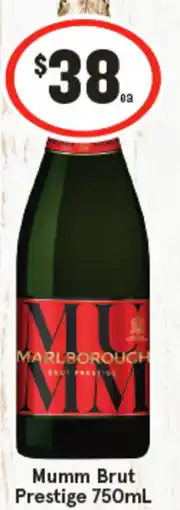IGA Mumm Brut Prestige offer