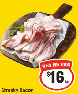 IGA Streaky bacon offer