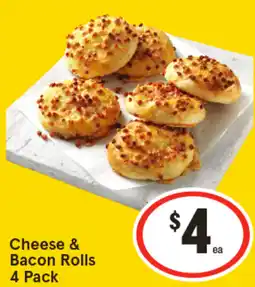 IGA Cheese & bacon rolls offer