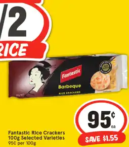 IGA Fantastic rice crackers offer