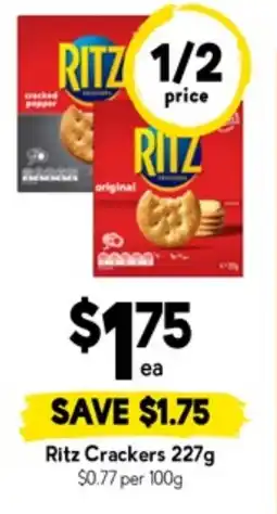 Drakes Ritz crackers offer