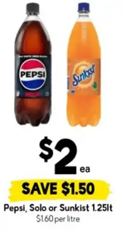 Drakes Pepsi, solo or sunkist offer