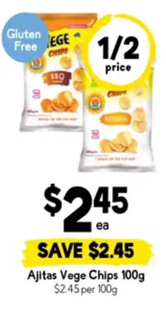 Drakes Ajitas vege chips offer
