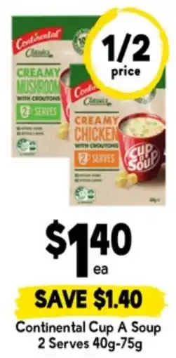 Drakes Continental cup a soup offer