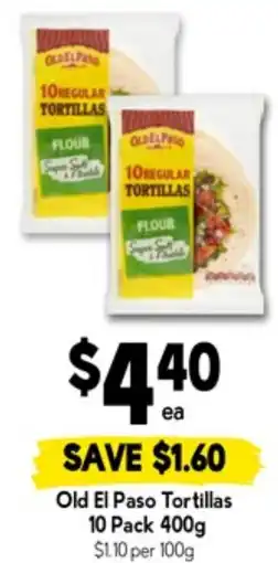 Drakes Old el paso tortillas offer