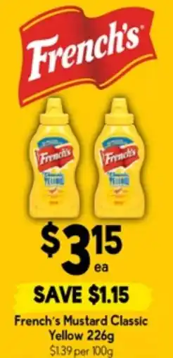 Drakes French's mustard classic yellow offer