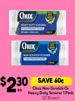 Drakes Chux non-scratch or heavy duty scourer offer