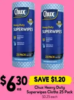 Drakes Chux heavy duty superwipes cloths offer