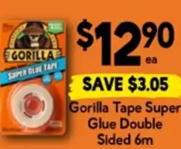 Drakes Gorilla tape super glue double sided 6m offer