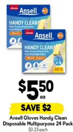 Drakes Ansell gloves handy clean disposable multipurpose offer