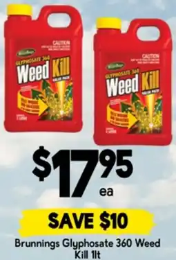 Drakes Brunnings glyphosate 360 weed kill offer