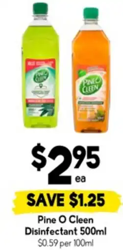 Drakes Pine o cleen disinfectant offer