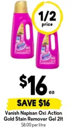 Drakes Vanish napisan oxi action gold stain remover gel offer