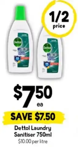 Drakes Dettol laundry sanitiser offer