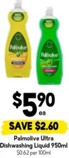 Drakes Palmolive ultra dishwashing liquid offer