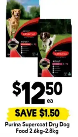 Drakes Purina supercoat dry dog food offer
