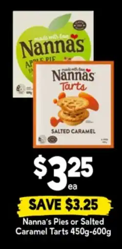 Drakes Nanna's pies or salted caramel tarts offer