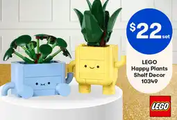 BIG W Lego happy plants shelf decor offer