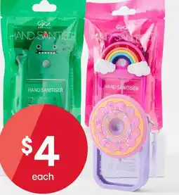 Kmart HAND SANITISER TIM CORDIA offer