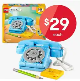 Kmart LEGO Creator Retro Telephone offer