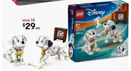 Kmart LEGO Disney Lucky & Penny 101 Dalmatians Puppies offer