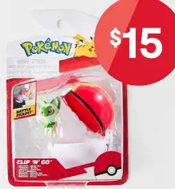 Kmart Pokemon Clip 'N' Go Ball Playset offer
