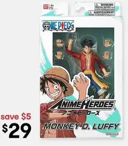 Kmart Anime Heroes One Piece Figurine offer