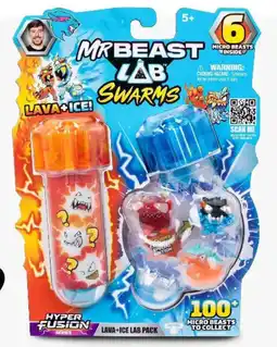 Kmart MrBeast Lab Swarms S3 Fire & Ice Pack Exclusive Playset offer
