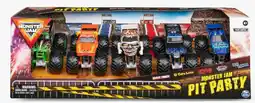 Kmart Monster Jam Pit Party 1:64 Scale Truck Set offer