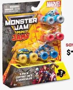 Kmart Marvel Monster Jam Mini Jams Vehicle offer