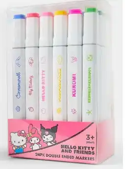 Kmart Hello Kitty and Friends Double Ended Markers offer