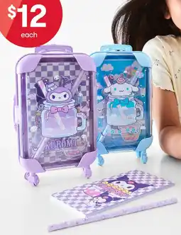 Kmart Sanrio Stationery Set with Suitcase offer