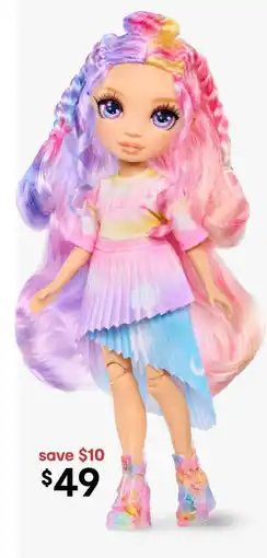 Kmart Rainbow High Air Brush & Create Fashion Doll offer