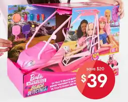 Kmart Barbie Mysteries: Beach Detectives Ultimate Beach Buggy offer
