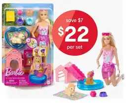 Kmart Barbie Puppy Pool Party Playset offer