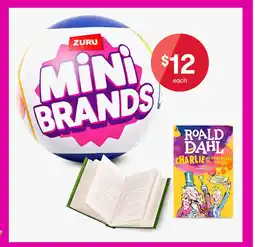 Kmart Zuru Mi̇ni̇ Brands Mini Books Series 2 Capsule - Assorted offer