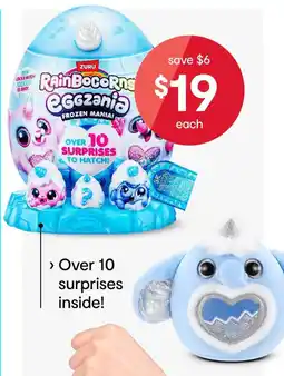 Kmart Zuru Rainbocorns Eggzania Frozen Mania Playset offer