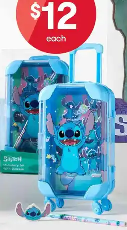 Kmart Disney Lilo & Stitch Stationery Set with Suitcase offer