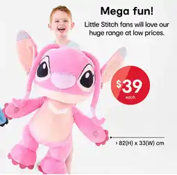 Kmart Disney Lilo & Stitch Angel Plush Toy offer