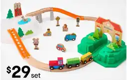 Kmart Train Playset with Storage offer