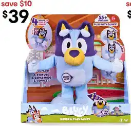 Kmart Dance & Play Bluey Plush Toy offer