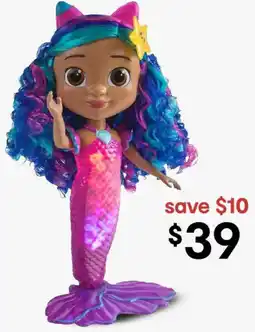 Kmart Gabby's Dollhouse: The Movie: Sing and Shine Mermaid Gabby offer